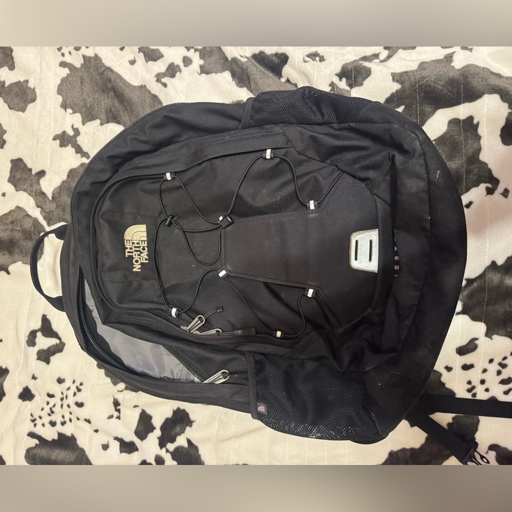 The North Face Black and Gray Backpack